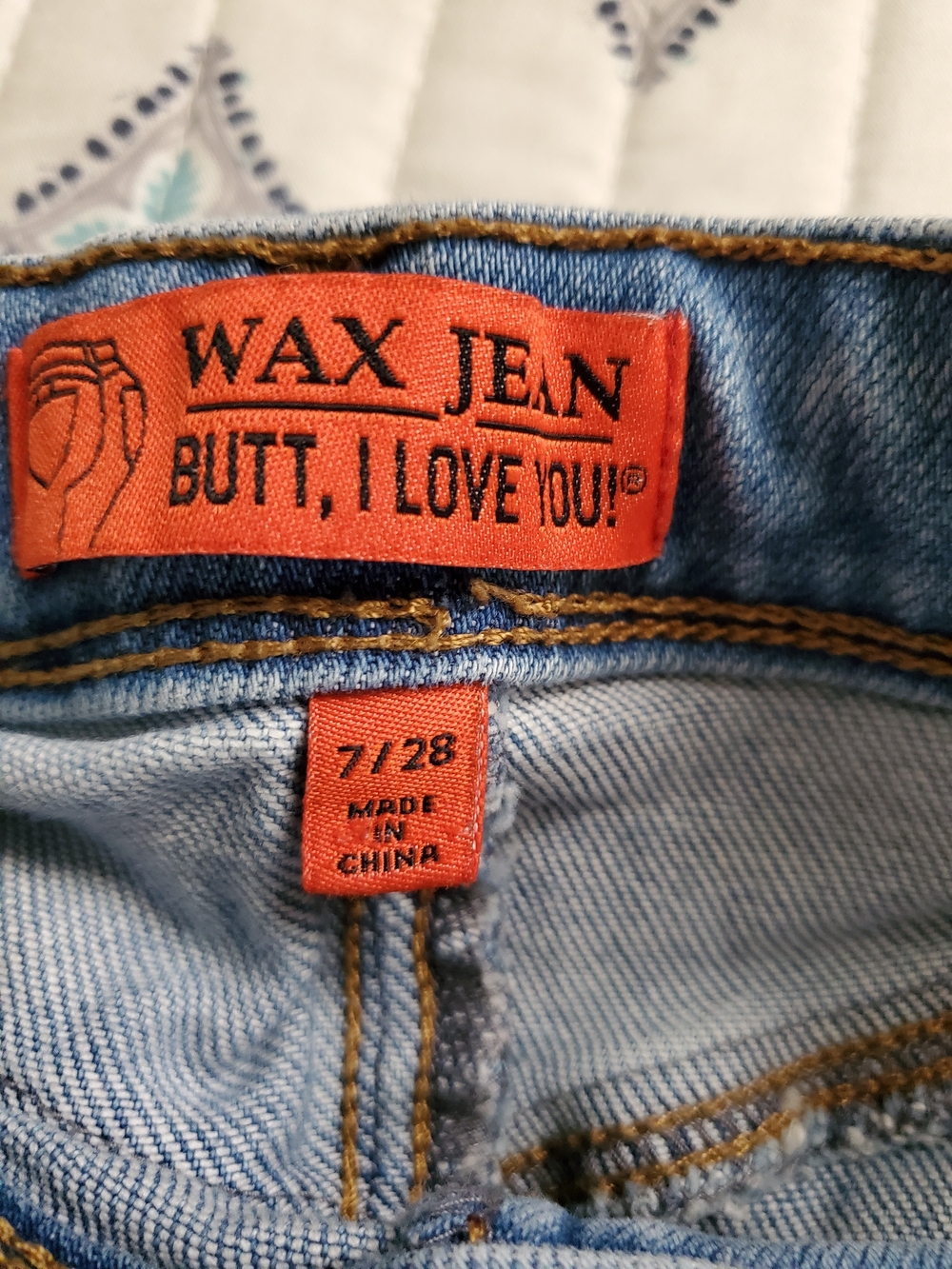 Light Blue Junior’s Denim Jeans - Wax Jean - Picture 2 of 7